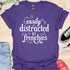 Easily distracted by frenchies - V4 - Magical Text T-Shirt